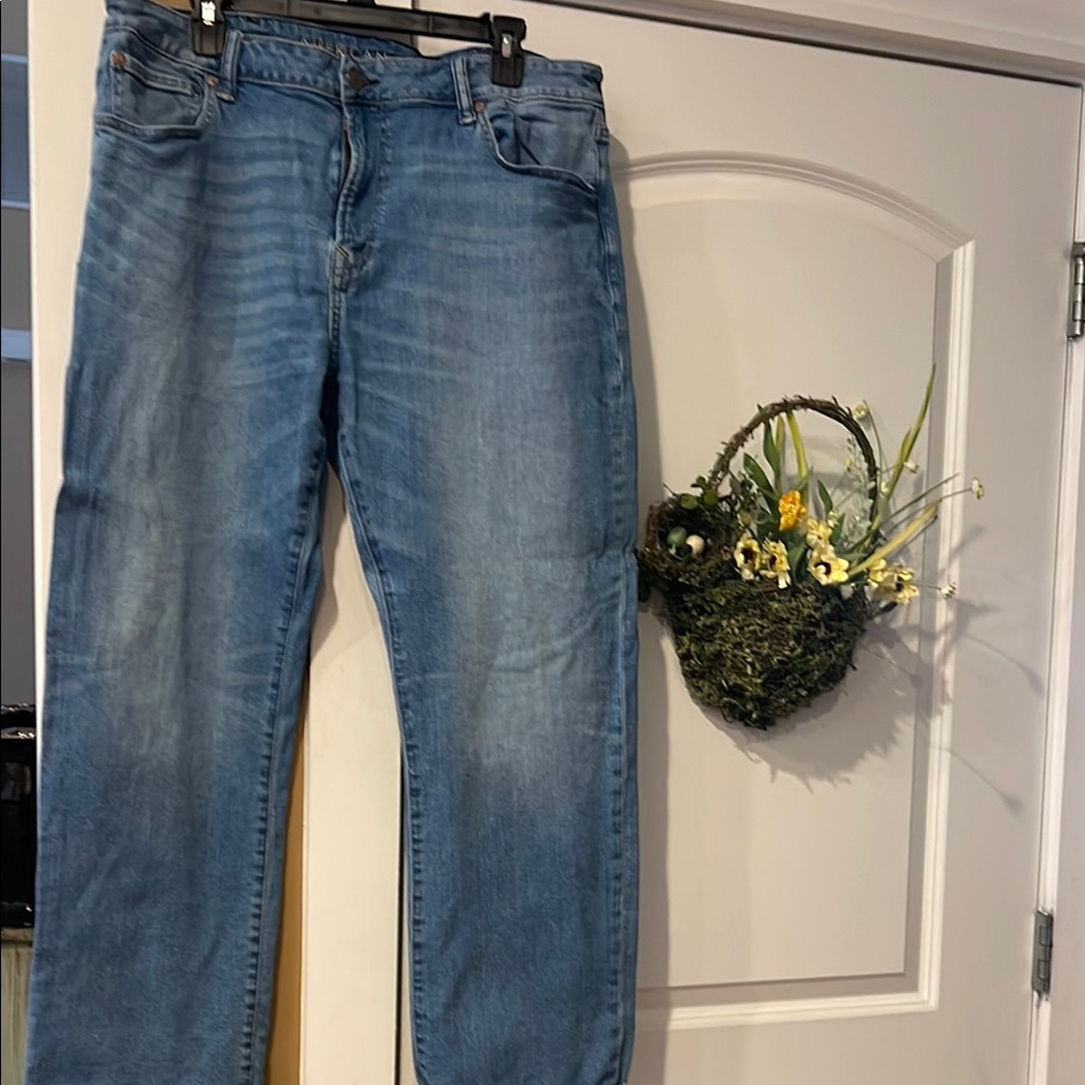 Size 40/32 extreme stretch bootcut American Eagle shorts Men's Blue Jeans